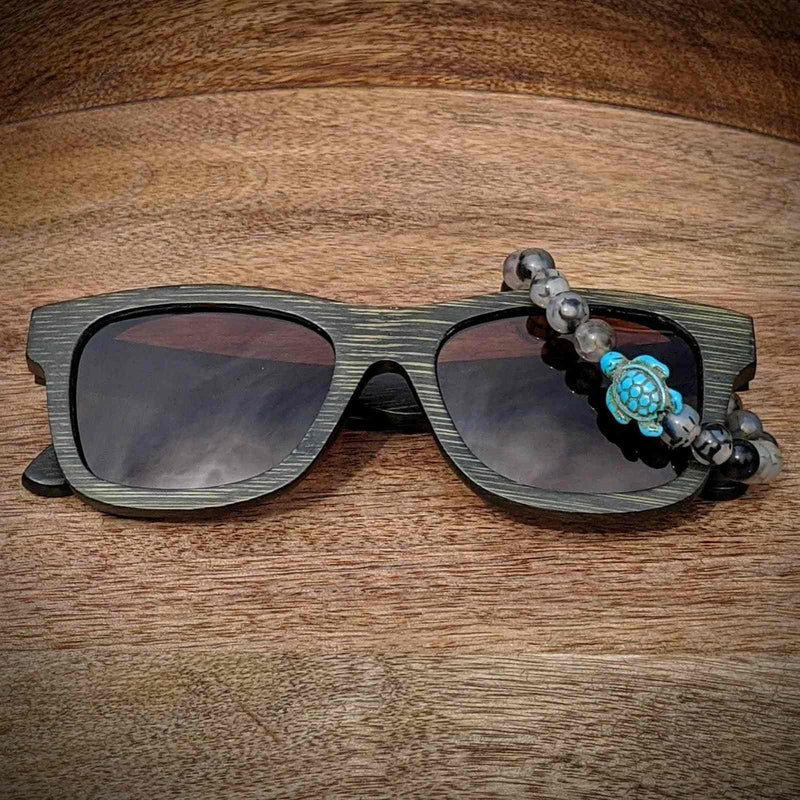 Bamboo Sunglasses & Turtle Bracelet Gift Set – Polarized Eco Style - Nymph Ki