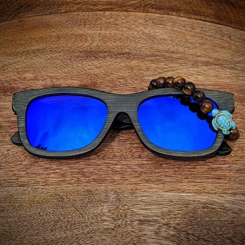 Bamboo Sunglasses & Turtle Bracelet Gift Set – Polarized Eco Style - Nymph Ki