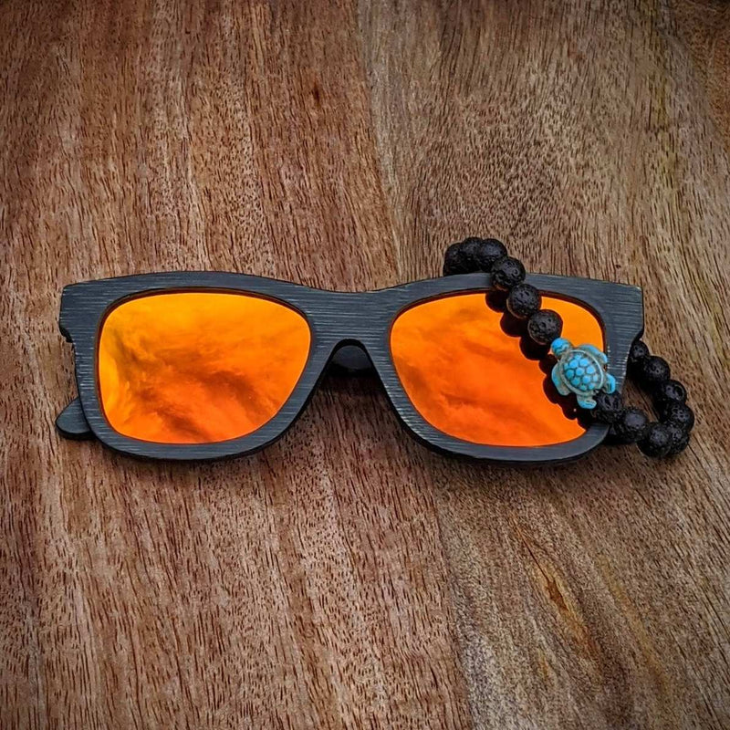Bamboo Sunglasses & Turtle Bracelet Gift Set – Polarized Eco Style - Nymph Ki