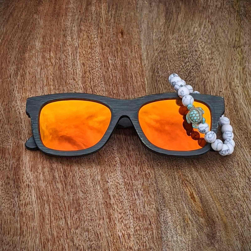 Bamboo Sunglasses & Turtle Bracelet Gift Set – Polarized Eco Style - Nymph Ki