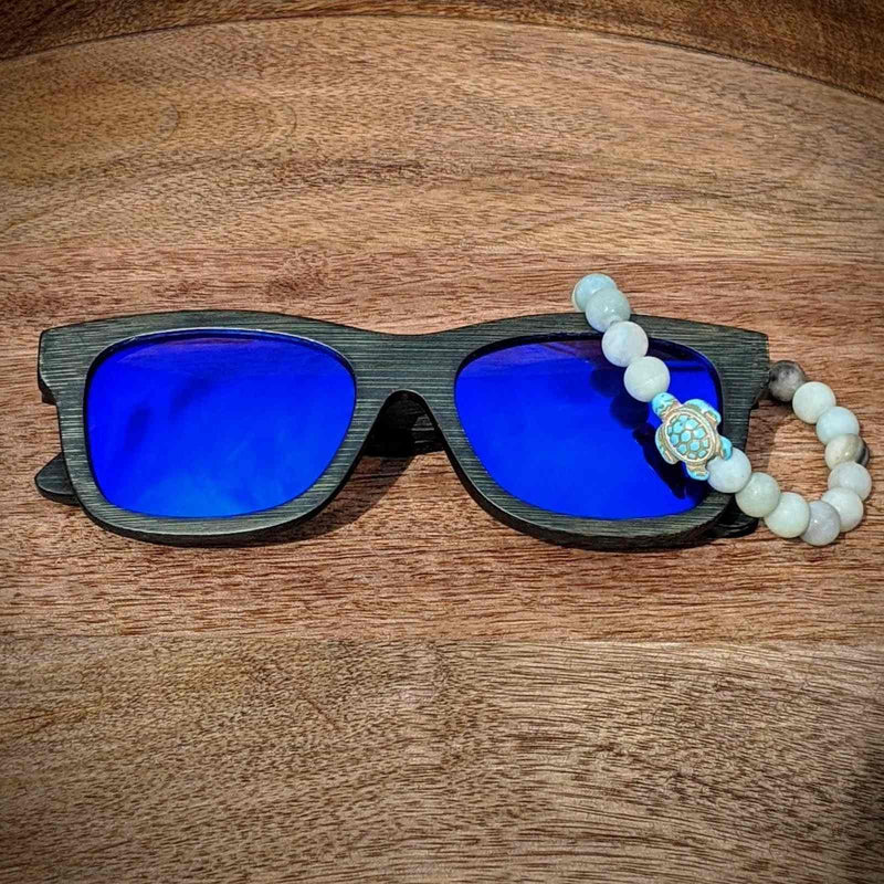 Bamboo Sunglasses & Turtle Bracelet Gift Set – Polarized Eco Style - Nymph Ki