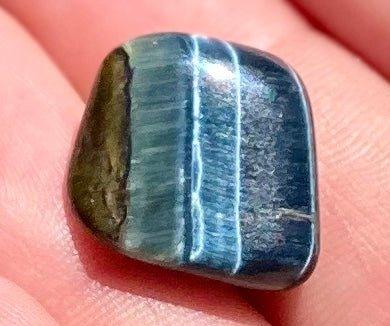 Blue Tiger’s Eye Crystal Add - On | Focus, Clarity & Intuition Booster - Nymph Ki