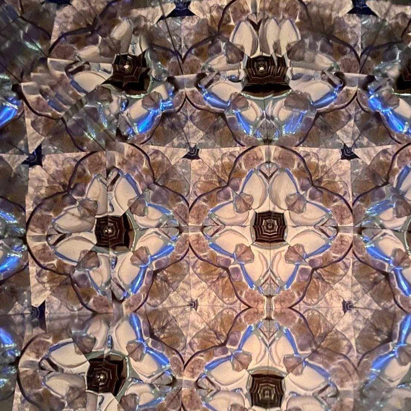 Crystal Kaleidoscope – Deep Blue & Gold for Vision and Wisdom - Nymph Ki