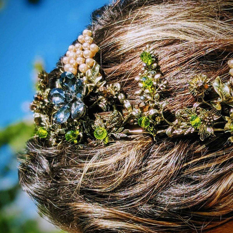 Forest Nymph Crown – Woodland - Inspired Halo for Rituals, Weddings & Goddess Play - Nymph Ki