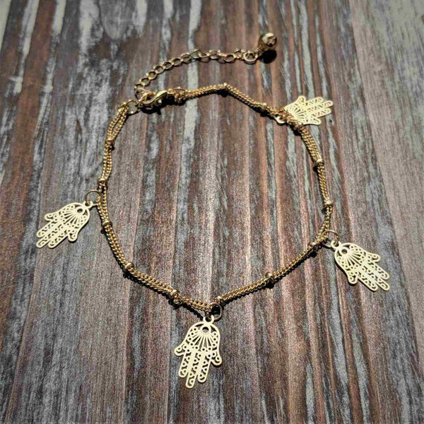 Hamsa Hand Bracelet – Symbol of Luck, Protection & Joy - Nymph Ki