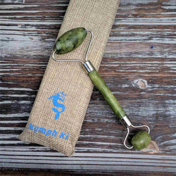 Jade Facial Roller – Crystal Beauty Tool for Glow, Calm & Energy Balance - Nymph Ki