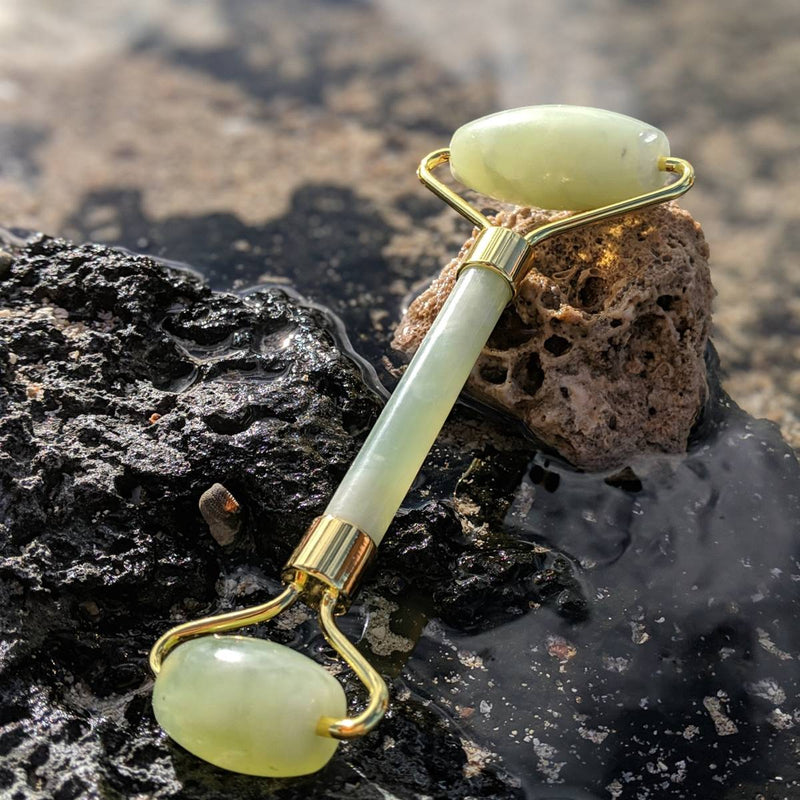 Jade Facial Roller – Crystal Beauty Tool for Glow, Calm & Energy Balance - Nymph Ki