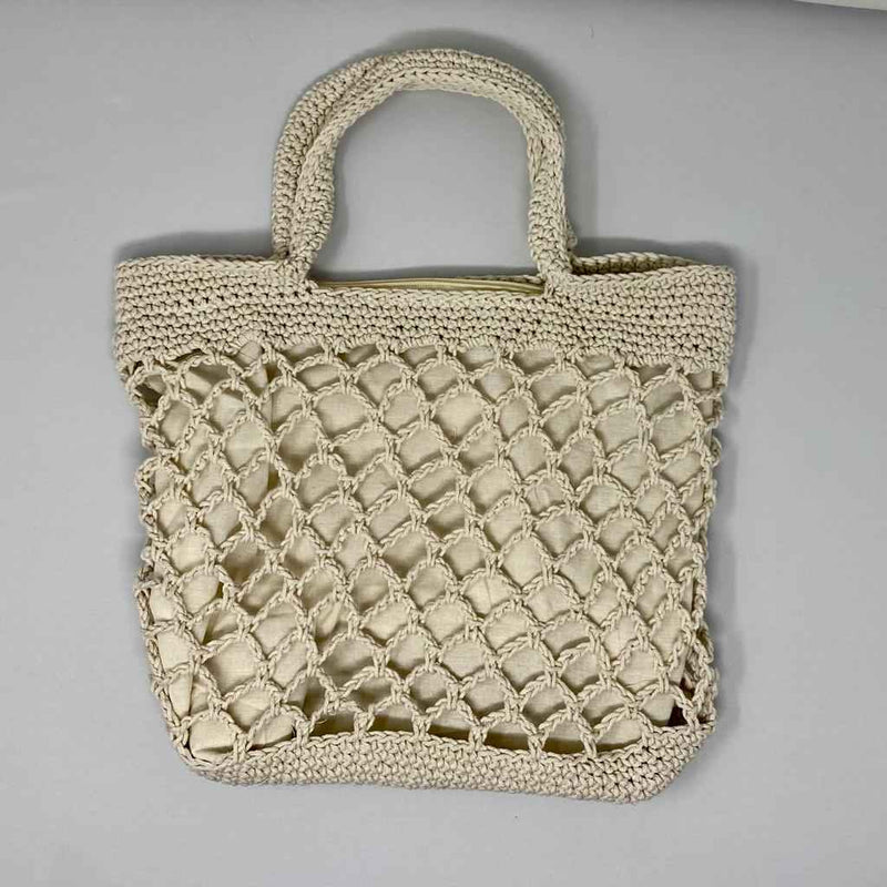 Macrame Purse – Everyday Boho Tote with Zipper Closure - Nymph Ki