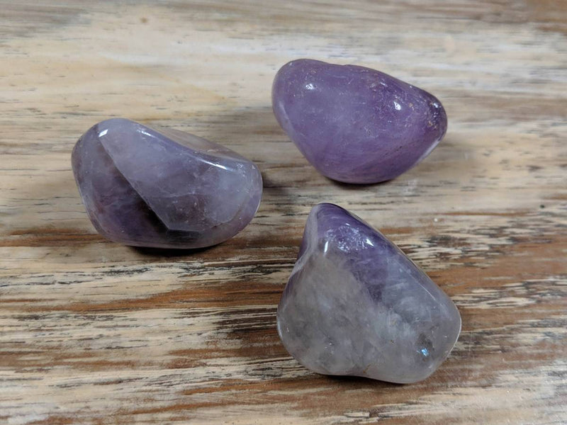 Mixed Chakra Stone Set – 7 Polished Crystals + 1 Bonus Stone in Cotton Bag - Nymph Ki