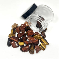 Motivation Stone Blend – 4oz | Tiger’s Eye & Red Jasper for Drive & Focus - Nymph Ki
