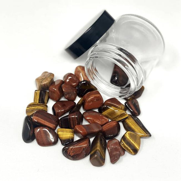 Motivation Stone Blend – 4oz | Tiger’s Eye & Red Jasper for Drive & Focus - Nymph Ki
