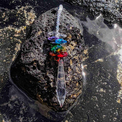 Point Chakra Sun Catcher – Crystal Light Decor - Nymph Ki