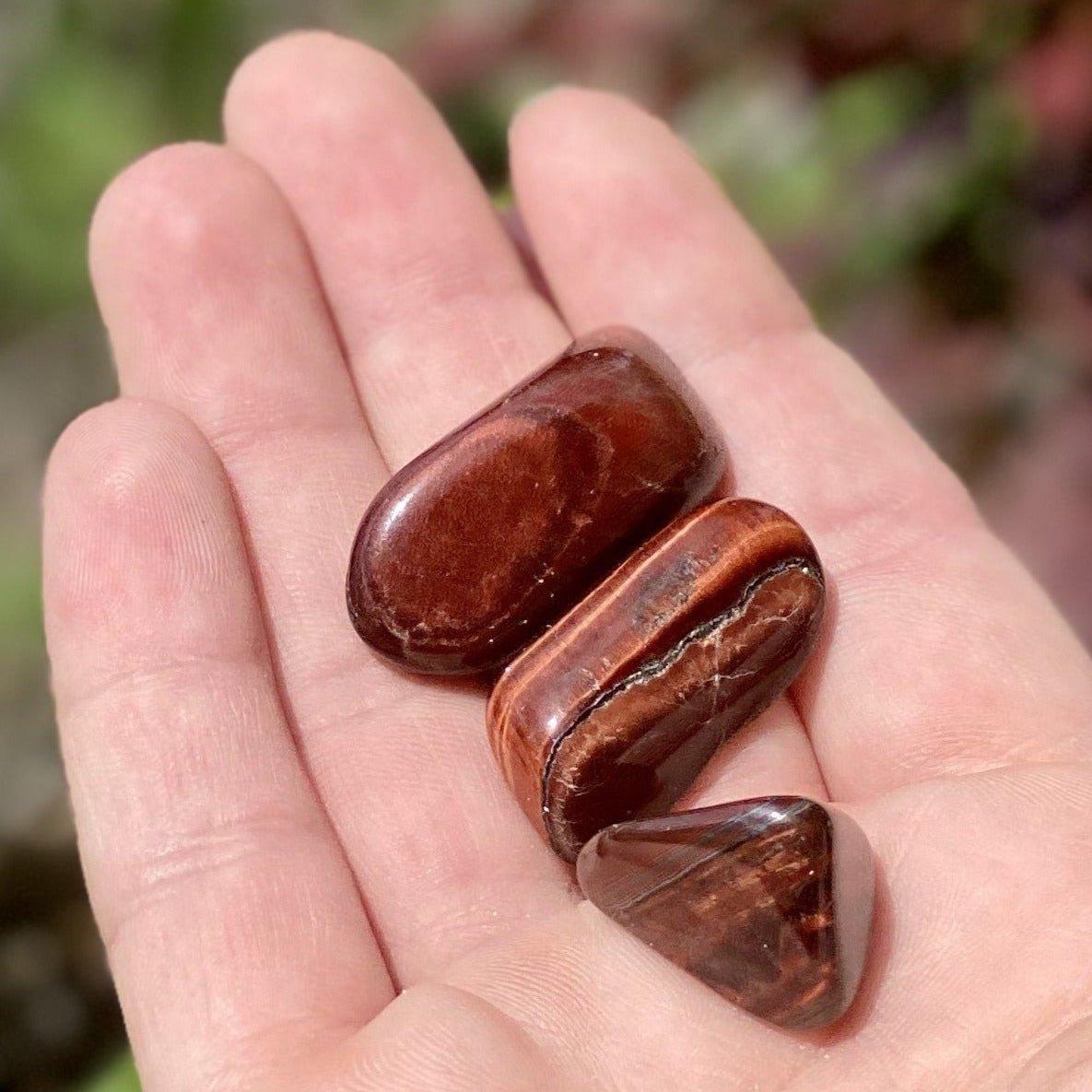 Red Tiger’s Eye Crystal Add - On | Boost Energy, Courage & Motivation - Nymph Ki