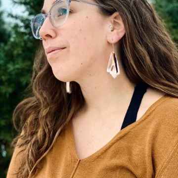 Shell Dangle Earrings – One - of - a - Kind Ocean - Inspired Statement Earrings - Nymph Ki