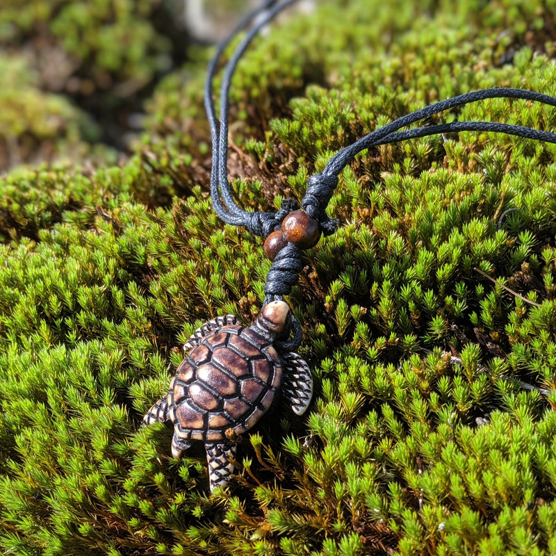 Brown Turtle Necklace