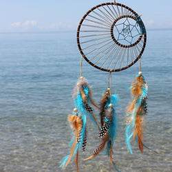 Sky and Crystal Dream Catcher