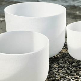 Quartz Crystal Singing Bowl – 12 Inch | Deep Resonance for Chakra Healing
