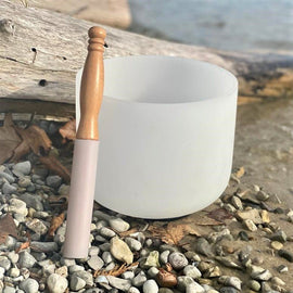 Quartz Crystal Singing Bowl – 7 Inch | Sound Healing & Chakra Alignment