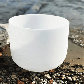 Quartz Crystal Singing Bowl – 8 Inch | Sound Therapy for Spiritual Connection
